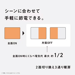 パナソニック DC-2V5-MT ホットカーペット フローリングタイプ 2畳相当 木目 ブラウン色