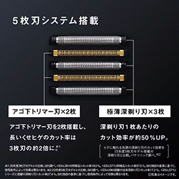 パナソニック ES-L571U-S ラムダッシュPRO 5枚刃 メンズシェーバー チタンシルバー