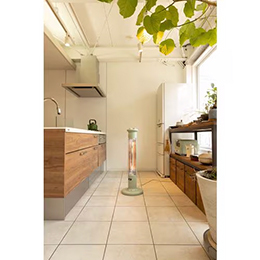 アラジン CAH-1G9D-G 電気ストーブ グラファイトeヒーター グリーン 自動首振り 900W