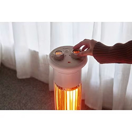 アラジン CAH-1G9D-W 電気ストーブ グラファイトeヒーター ホワイト 自動首振り 900W