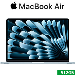 [Apple] アップル MC6U4J　A 13インチMacBook Air Apple M4チップ  16GB 512GB SSD スカイブルー☆