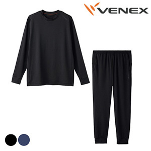 [VENEX] スタンダードドライ＋ ロングスリーブ クルーネック ジョガーパンツ 上下セット メンズ