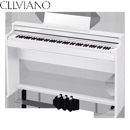 [CASIO] 電子ピアノ　CERVIANO AP-S450WE_out　[ホワイトウッド調]