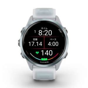 GARMIN 010-02970-31 Forerunner 570 42mm ロングバッテリー 心拍計 高精度GPS AMOLED　 ホワイト／クラウド