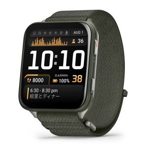 GARMIN 010-02980-22 VENU X1 スマートウォッチ ロングバッテリー 健康管理 血中酸素 AMOLED Moss