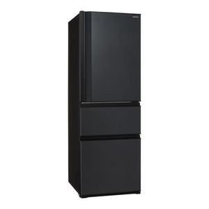 東芝 冷蔵庫 356L 右開き 3ドア 60cm うるおいラップ野菜室 3段冷凍室 GR-Y36SC(KZ) ブラック系