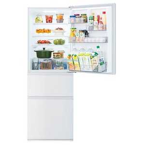 東芝 冷蔵庫 356L 右開き 3ドア 60cm うるおいラップ野菜室 3段冷凍室 GR-Y36SC(WU) ホワイト系