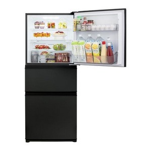 東芝 冷蔵庫 294L 右開き 3ドア 60cm うるおいラップ野菜室 3段冷凍室 GR-Y29SC(KZ) ブラック系