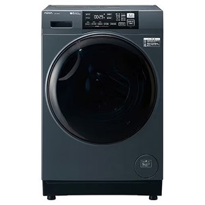 AQUA ドラム式洗濯機 右開き 洗濯8kg 乾燥4.5kg 幅59.5cm お湯洗い 除菌&無排気乾燥 まっ直ぐドラム AQW-D8A-R(K) ブラック系