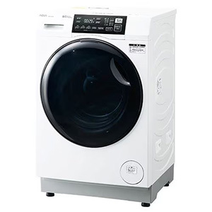 AQUA ドラム式洗濯機 左開き 洗濯8kg 乾燥4.5kg 幅59.5cm お湯洗い 除菌&無排気乾燥 まっ直ぐドラム AQW-D8A-L(W) ホワイト系