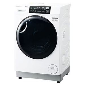 AQUA ドラム式洗濯機 右開き 洗濯8kg 乾燥4.5kg 幅59.5cm お湯洗い 除菌&無排気乾燥 まっ直ぐドラム AQW-D8A-R(W) ホワイト系