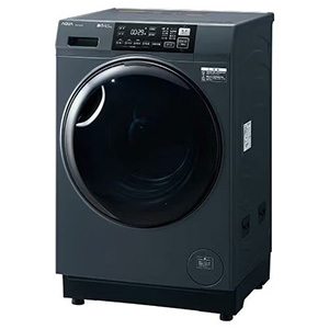 AQUA ドラム式洗濯機 右開き 洗濯8kg 乾燥4.5kg 幅59.5cm お湯洗い 除菌&無排気乾燥 まっ直ぐドラム AQW-D8A-R(K) ブラック系