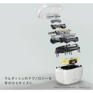 パナソニック ES-PV6A-K ラムダッシュ 5枚刃 パームイン メンズシェーバー マーブルブラック