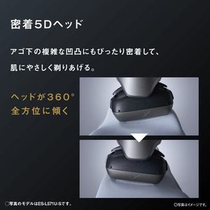 パナソニック ES-L551U-S ラムダッシュPRO 5枚刃 メンズシェーバー チタンシルバー