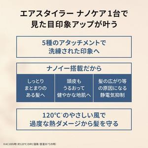 パナソニック EH-KN9K-H エアスタイラー ナノケア ナノイーでうるおう髪へ ノーブルグレー