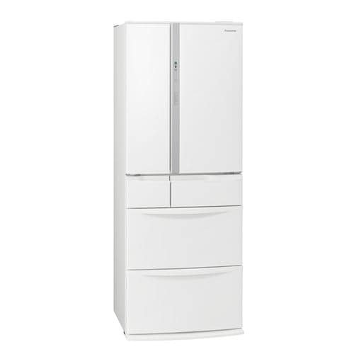 パナソニック 冷蔵庫 451L 観音開き 6ドア 幅68.5cm フルオープン引出し AIエコナビ NR-FVF45S3-W ホワイト系