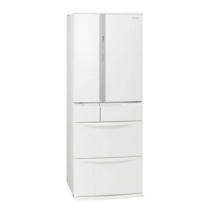 パナソニック 冷蔵庫 451L 観音開き 6ドア 幅68.5cm フルオープン引出し AIエコナビ NR-FVF45S3-W ホワイト系
