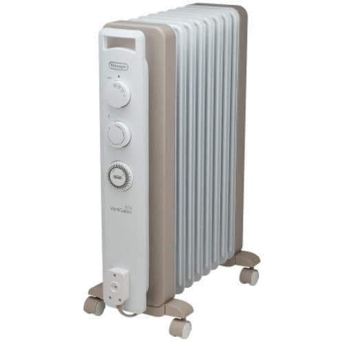 デロンギ RHJ21F0812-WH オイルヒーター ヴェルティカルド 1200W カモミールホワイト(ピュアホワイト+グレージュ)★在庫一掃品★