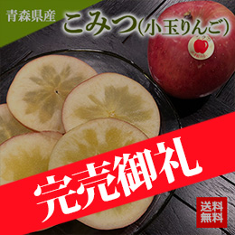 【11月中旬以降のお届け予定】[一富士][青森県産]こみつ(小玉りんご) 約2kg(6〜12玉)