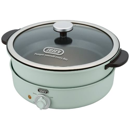 ラドンナ K-HP2-PA 電気グリル鍋 TOFFY PALE AQUA【数量限定】