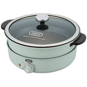 ラドンナ K-HP2-PA 電気グリル鍋 TOFFY PALE AQUA【数量限定】