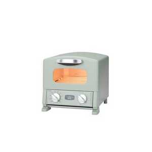 日本エーアイシー AETG8AG オーブントースター アラジン 遠赤グラファイトヒーター搭載 取外可能な焼網採用 グリーン【数量限定】