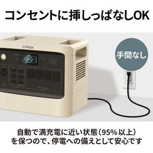 Victor BN-RF1100 ポータブル電源 360000ｍAh 1152Wh