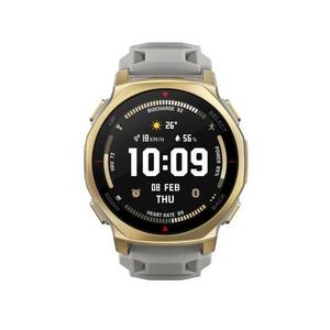 Amazfit SP170079-C243 T-Rex 3 Pro 44mm スマートウォッチ AMOLEDディスプレイ搭載 MIL規格 防水対応 アークティックゴールド
