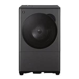 【無料長期保証1+3年付き】シャープ ES-8XS1-HL ドラム式洗濯機 左開き 洗濯8.0kg 乾燥4.0kg 幅64cm 自動投入 自動お掃除 グレー系 ヒートポンプ