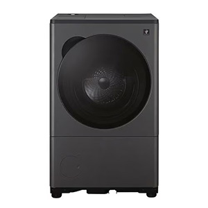 【無料長期保証1+3年付き】シャープ ES-8XS1-HR ドラム式洗濯機 右開き 洗濯8.0kg 乾燥4.0kg 幅64cm 自動投入 自動お掃除 グレー系 ヒートポンプ