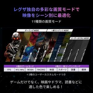 REGZA RM-G277R 27V型 4K液晶モニター Fast IPSパネル採用 160Hz 1ms(GTG) Adaptive Sync対応 VESA DisplayHDR 400 ブラック