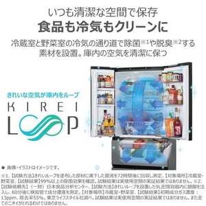 【無料長期保証1+5年付き】東芝 冷蔵庫 452L 左開き 5ドア 幅60cm 奥行スリム 3段冷凍室 広々冷蔵室 GR-A450GTL(TH) グレー系