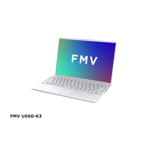 富士通 ノートPC FMV Note U FMVU500K3W[14型 | WUXGA | Core i5 | 16GB | 512GB  | Windows 11 | Office H&B | シルバーホワイト]