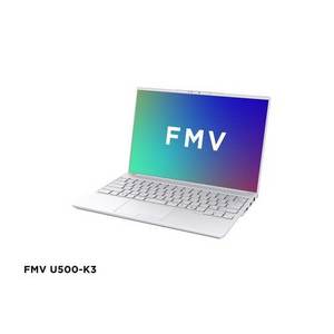 富士通 ノートPC FMV Note U FMVU500K3W[14型 | WUXGA | Core i5 | 16GB | 512GB  | Windows 11 | Office H&B | シルバーホワイト]