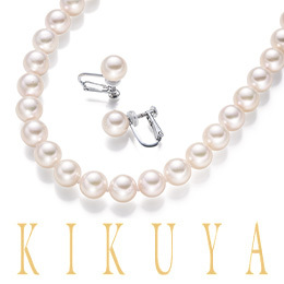 アコヤパールネックレス・イヤリング2点セット 8-8.5mm珠