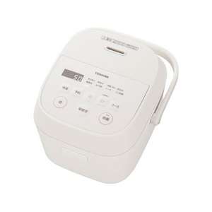 東芝 RC-5AMX(W) マイコン炊飯器 厚釜1.7mm ふっくら炊き上げ 3合炊き ミルキーホワイト