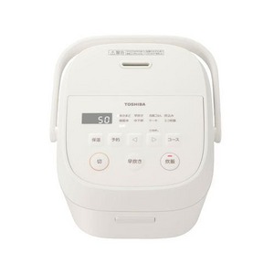東芝 RC-5AMX(W) マイコン炊飯器 厚釜1.7mm ふっくら炊き上げ 3合炊き ミルキーホワイト