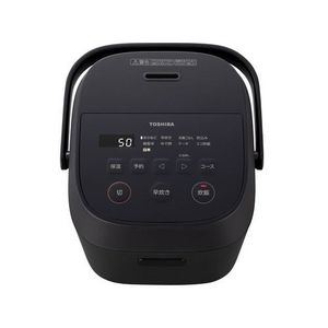 東芝 RC-5AMX(K) マイコン炊飯器 厚釜1.7mm ふっくら炊き上げ 3合炊き ブラック