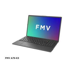 富士通 ノートPC FMV Note A FMVA75K3BA[16型 | WUXGA | Core i7 | 16GB | 256GB  | Windows 11 | Office OP付 | ブライトブラック]