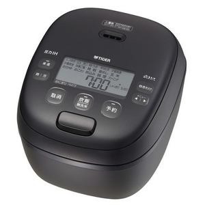 タイガー魔法瓶 JRI-10Y5K 圧力IHジャー炊飯器 遠赤5層土鍋蓄熱コート釜採用 5.5合炊き ブラック