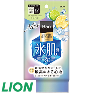 18[ライオン] Banプレミアムシートクールシトラス（30枚×3コ）