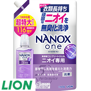 27[ライオン] NANOX　one　ニオイ専用替え超特大（1160g×1コ）