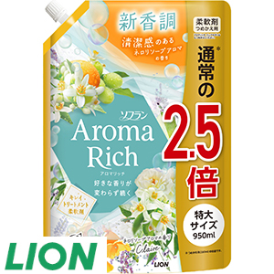 36[ライオン] ソフランアロマリッチクレア替え特大（950ml×1コ）