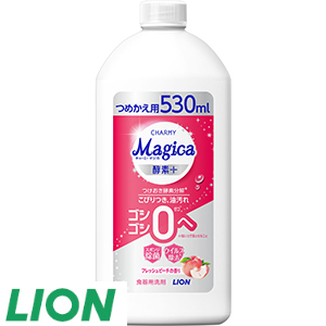 38[ライオン] CHARMY　Magica酵素プラスピーチ替え（530ml×2本）