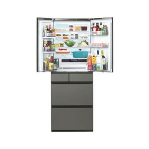 【無料長期保証1+5年付き】2026年04月27日発売予定！予約受付中 東芝 冷蔵庫 535L 観音開き 6ドア 幅68.5cm 3段冷凍室 上質冷凍＋ ブースト解凍 音声アナウンス GR-A540WFS(TH) グレー系