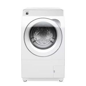 シャープ ドラム式洗濯機 左開き 洗濯11.0kg 乾燥6.0kg 幅64cm 自動お掃除 高圧シャワーすすぎ ES11K1 ホワイト系