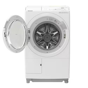 日立 ドラム式洗濯乾燥機 左開き 洗濯12.0kg 乾燥6.0kg 幅63.8cm らくメンテ ナイアガラ洗浄 風アイロン BD-SW120M ホワイト系