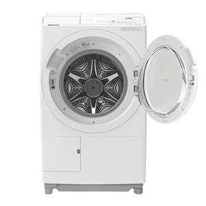 日立 ドラム式洗濯乾燥機 右開き 洗濯12.0kg 乾燥6.0kg 幅63.8cm らくメンテ ナイアガラ洗浄 風アイロン BD-SW120M ホワイト系