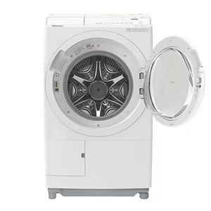 日立 ドラム式洗濯乾燥機 右開き 洗濯12.0kg 乾燥6.0kg 幅63.8cm らくメンテ ナイアガラ洗浄 風アイロン BD-SV120M ホワイト系