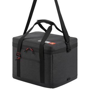 [アイリスオーヤマ]  HUGEL エアロゲルソフトクーラーボックス チャコールグレー